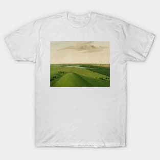 Fort Union, Mouth of the Yellowstone River, 2000 Miles above St. Louis by George Catlin T-Shirt